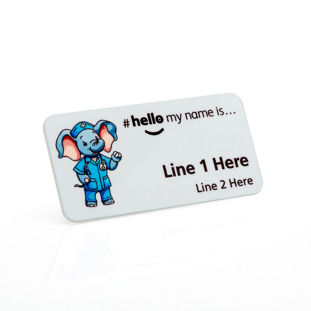 Paediatric NHS Magnetic Name Badges Child friendly NHS Magnetic Name Badges