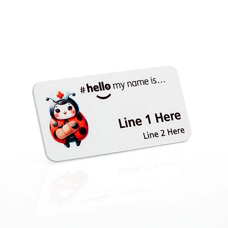 Hello My Name Is... Ladybird Name Badge