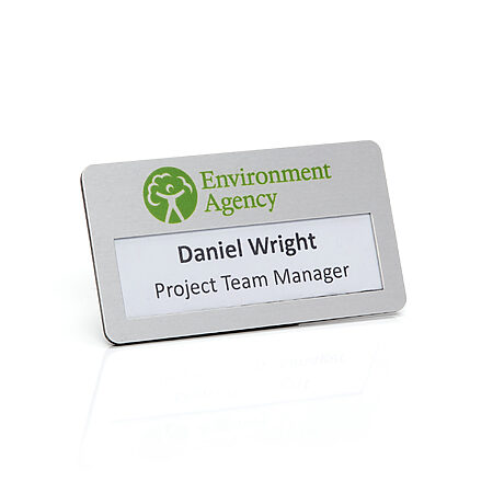 Reusable Name Badge - Large Window (2)