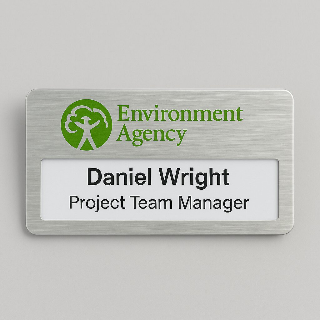Reusable Name Badge Large Window – 70 x 38mm