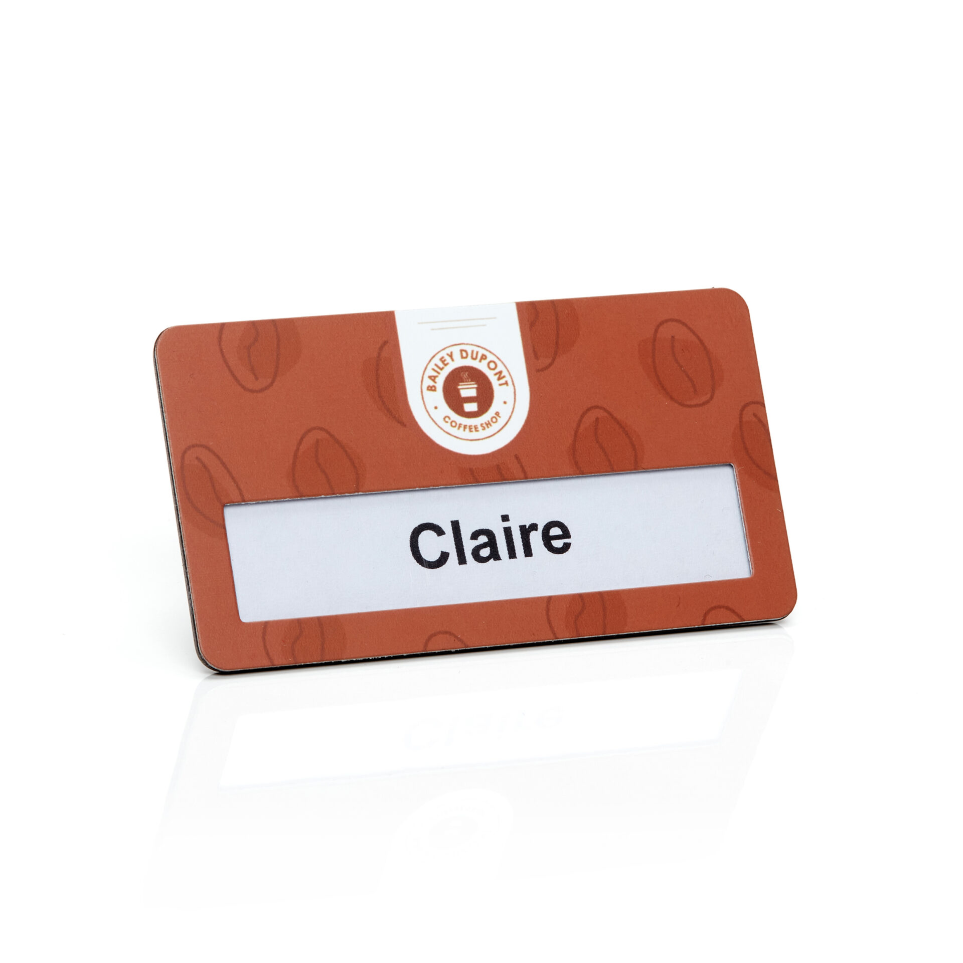 Re-usable Name Badge - Small Window (2)