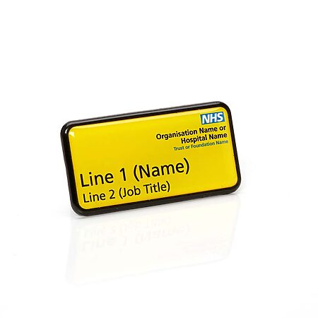 dementia friendly nhs name badge premium 2ra