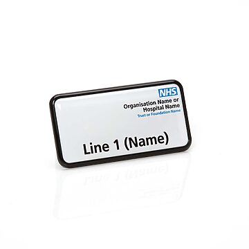 Domed NHS Magnetic Name Badge NHS Magnetic Domed Name Badge