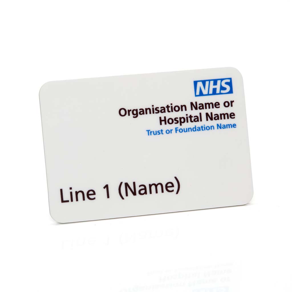 nhs name badge xl 1ra